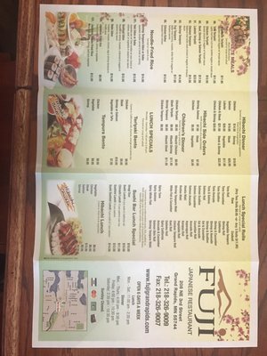 Menu photo 8 Fuji Grand Rapids, MN
