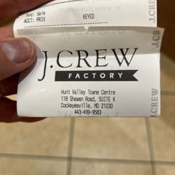 J Crew Factory