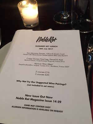 Menu photo 3 Noble Rot Wine Bar London, XGL Menu photo 3 Noble Rot Wine Bar London, XGL