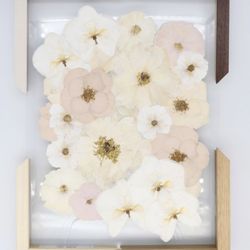 The Wild Orchid - Choosing the frame once we agreed on the layout and design