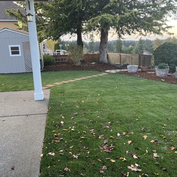 AJB Landscaping & Fence - New grass & river rock replaced - Fences & Gates Near Me - Olympia, Washington