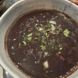 Black bean soup Black bean soup