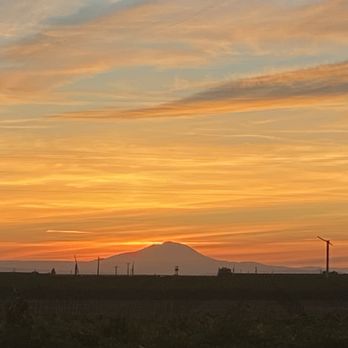 Barrel Springs Winery - a sunset view of a mountain - Wineries Near Me - Prosser, Washington