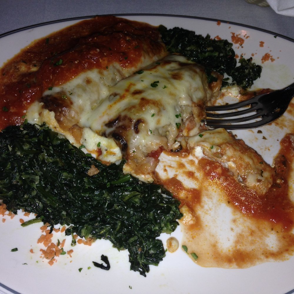 Ariani - Eggplant Parmesan with spinach - Italian Near Me - Cape Coral, Florida Ariani - Eggplant Parmesan with spinach - Italian Near Me - Cape Coral, Florida