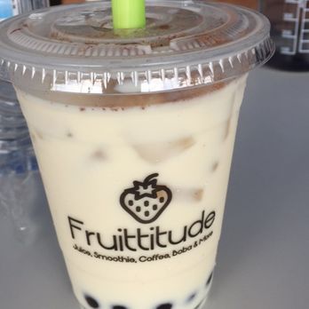 Fruittitude - milk green tea boba - Bubble Tea Near Me - La Jolla, California Fruittitude - milk green tea boba - Bubble Tea Near Me - La Jolla, California