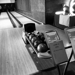 Bowling lanes up top!