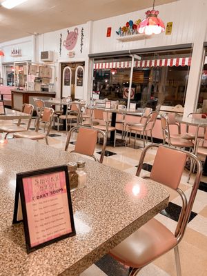 Photo of Sugar Bowl - Scottsdale, AZ, US. Inside! Cute pink decor takes you back in time