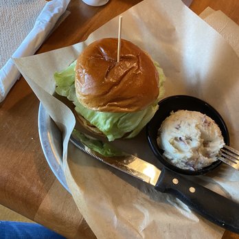 Famous Dave's Bar-B-Que - Lunch double cheese burger - Barbeque Near Me - Tualatin, Oregon Famous Dave's Bar-B-Que - Lunch double cheese burger - Barbeque Near Me - Tualatin, Oregon