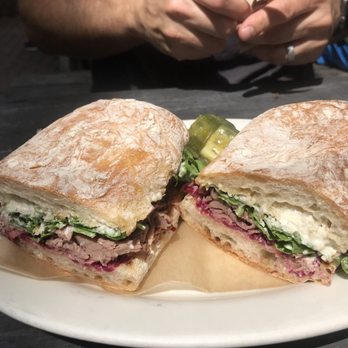 Stocked Cafe - House made Roast Beef Sandwich - New American Near Me - Brooklyn, New York