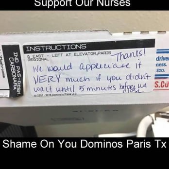 Domino's Pizza - Nice customer service jerks - Pizza Near Me - Paris, Texas Domino's Pizza - Nice customer service jerks - Pizza Near Me - Paris, Texas