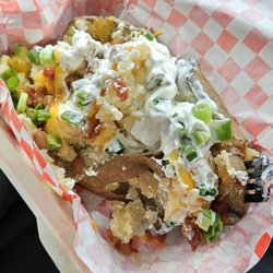 Traditional loaded potato