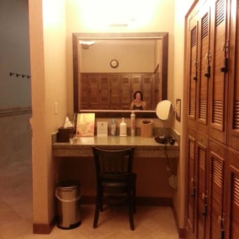 Green Reed Spa - Vanity area in the locker room - Hair Salons Near Me - Albuquerque, New Mexico