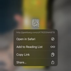 Trojan Smoke Shop - While it looks like a real QR code to verify it takes you to geek bar g dot com not geek bars offical website