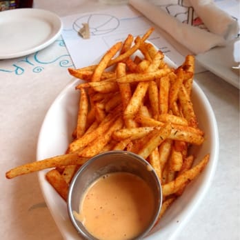 The SaltBox Cafe - Jalapeño fries with smoked paprika and a spicy aioli. SO GOOD! - New American Near Me - Kill Devil Hills, North Carolina The SaltBox Cafe - Jalapeño fries with smoked paprika and a spicy aioli. SO GOOD! - New American Near Me - Kill Devil Hills, North Carolina