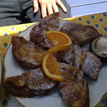 La Note - Brioche French Toast with orange batter - French Near Me - Berkeley, California La Note - Brioche French Toast with orange batter - French Near Me - Berkeley, California