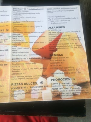 Menu photo 5 La Re Pizza México, D.F., DIF