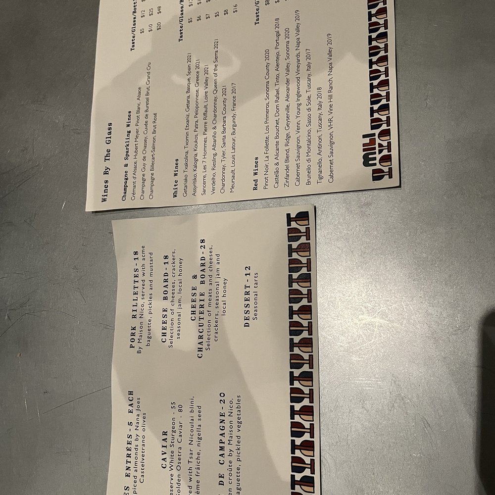 Mili Wine Bar - Menu - Wine Bars Near Me - San Francisco, California Mili Wine Bar - Menu - Wine Bars Near Me - San Francisco, California