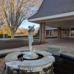 Bermuda Run Country Club - Front entrance fountain.