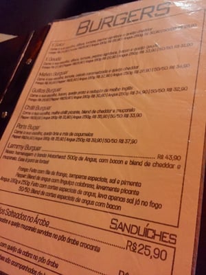 Menu photo 2 Bar Teto Solar Rio de Janeiro, RJ Menu photo 2 Bar Teto Solar Rio de Janeiro, RJ