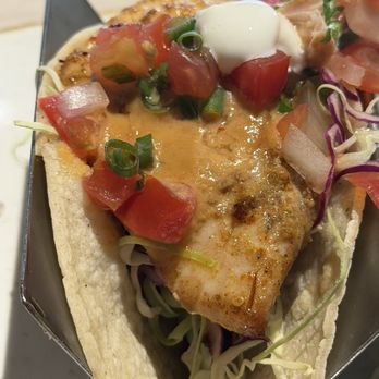 Monkeypod Kitchen - Fish taco (mahi mahi) - Tacos Near Me - Honolulu, Hawaii Monkeypod Kitchen - Fish taco (mahi mahi) - Tacos Near Me - Honolulu, Hawaii