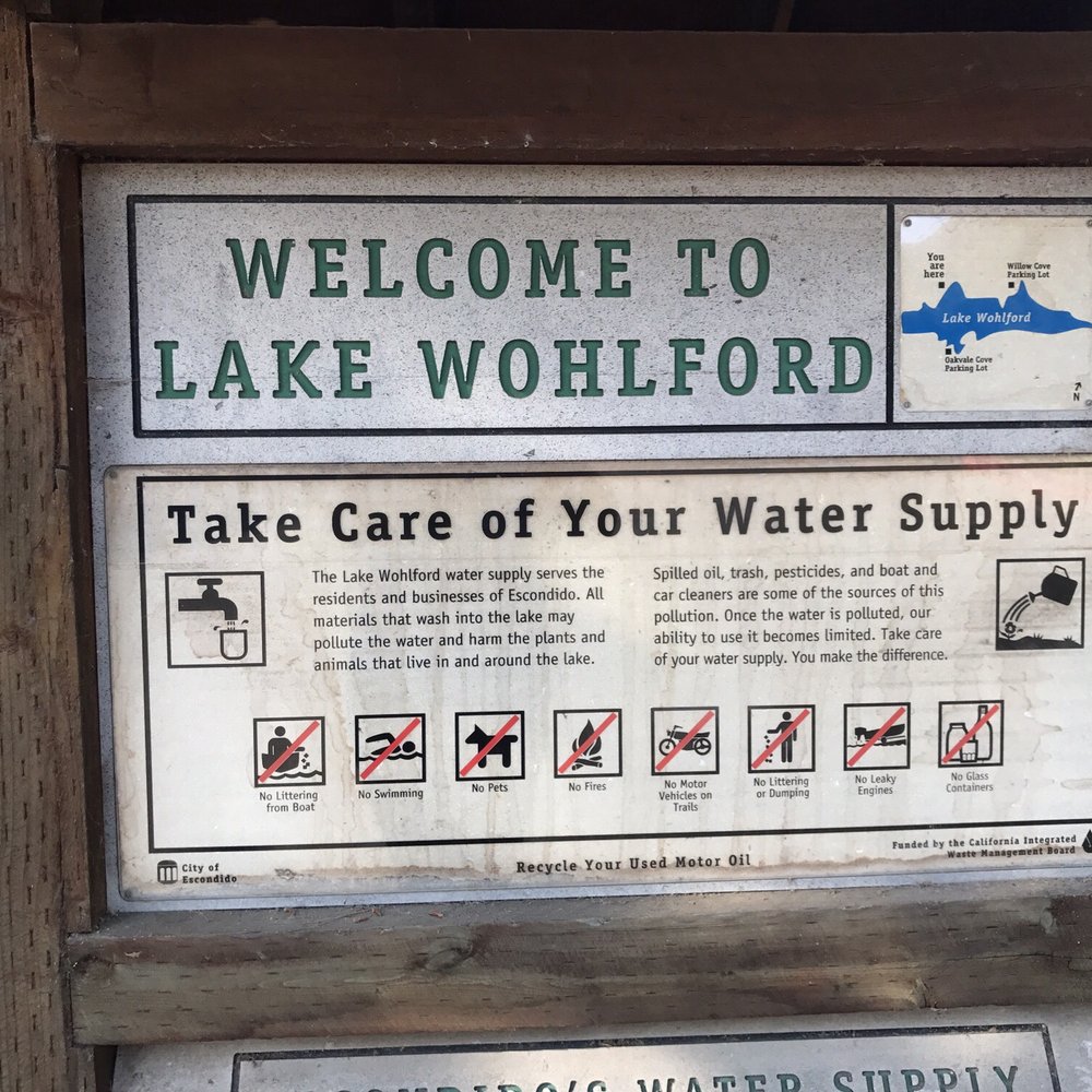 Lake Wohlford - Rules - Lakes Near Me - Escondido, California