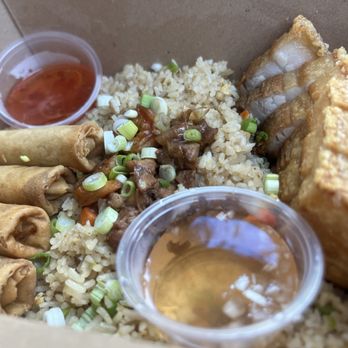 Makan Asian Flavors - Chow Fan, Crispy Pork Belly, and Lumpia. Comfort food!! - Asian Fusion Near Me - Pecos, Texas Makan Asian Flavors - Chow Fan, Crispy Pork Belly, and Lumpia. Comfort food!! - Asian Fusion Near Me - Pecos, Texas