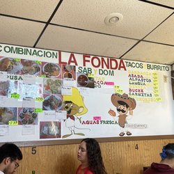 La Fonda - Menu