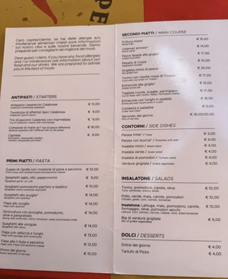 Menu photo 3 Chilli Pepper Wine Bar Trattoria Pizzo, VV