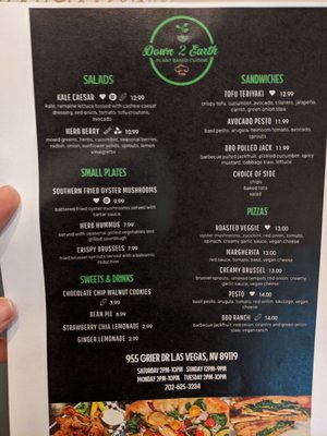 Menu photo 8 Earthly Plant Based Eatery Las Vegas, NV Menu photo 8 Earthly Plant Based Eatery Las Vegas, NV