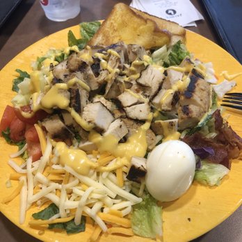 Zaxbys - Cobb. Solid $7.99 extra chicken $2.50 - Fast Food Near Me - High Point, North Carolina Zaxbys - Cobb. Solid $7.99 extra chicken $2.50 - Fast Food Near Me - High Point, North Carolina