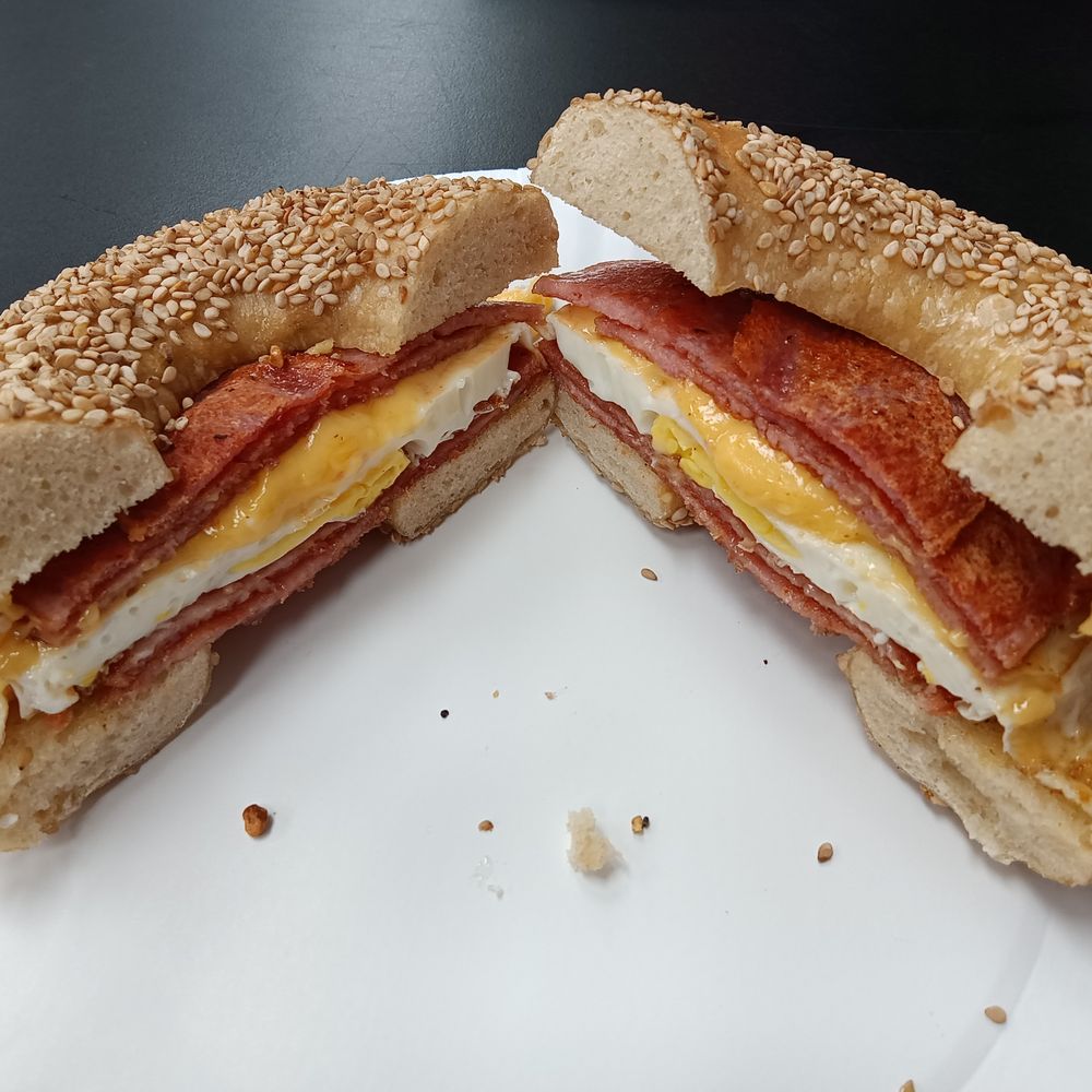 The Bagel Joint - meat, egg, and cheese sandwich - Bagels Near Me - Howell, New Jersey