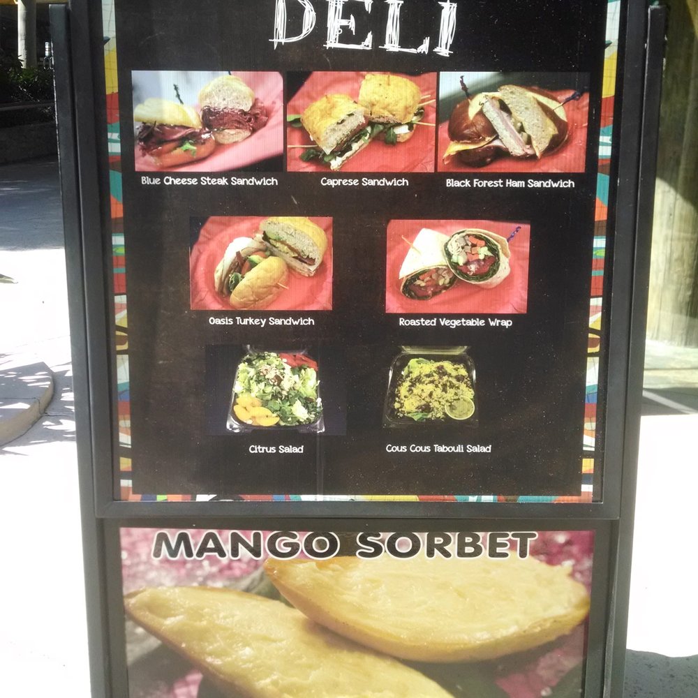 Here is the menu, a lot of good choices.