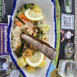L'Abri-Côtier - Sauerkraut with two kinds of fish