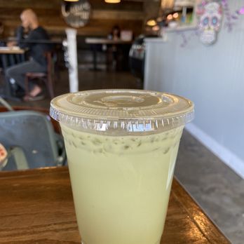 Crave Coffee & Tea - Iced Matcha Green Tea Latte - Coffee & Tea Near Me - Riverside, California