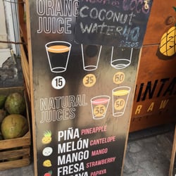 Quintana Raw - Menu