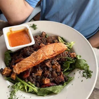 The Rock Inn - Salmon and grains bowl - Music Venues Near Me - Estes Park, Colorado The Rock Inn - Salmon and grains bowl - Music Venues Near Me - Estes Park, Colorado