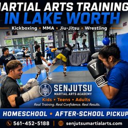 Senjutsu Martial Arts Academy - MARTIAL ARTS IN LAKE WORTH
Jiu-Jitsu
Kickboxing & Muay Thai
Wrestling
MMA & Self-Defense
After-School Pickup
Homeschool
