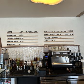 Mar7aba Cafe & Sweets  - Drink Menu - Coffee & Tea Near Me - Anaheim, California
