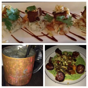 Surla's - Lechon Appiteizer, Moscow mule and the scallops - Asian Fusion Near Me - Modesto, California Surla's - Lechon Appiteizer, Moscow mule and the scallops - Asian Fusion Near Me - Modesto, California