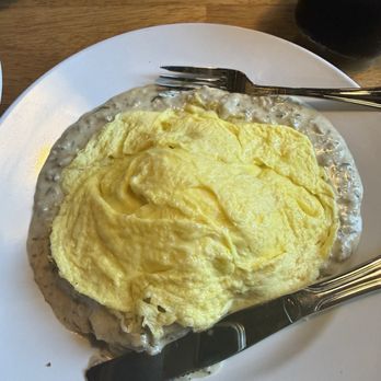 Country Store and Cafe - Biscuit and sausage gravy with scrambled eggs - Breakfast & Brunch Near Me - Lutz, Florida Country Store and Cafe - Biscuit and sausage gravy with scrambled eggs - Breakfast & Brunch Near Me - Lutz, Florida