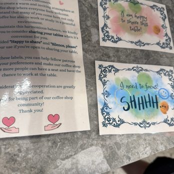Necessary & Sufficient Coffee - Printers Row - You can indicate whether you are open to sharing your table or not - Coffee & Tea Near Me - Chicago, Illinois