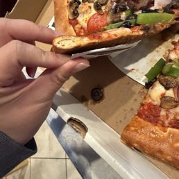 Think floppy pizza when I ordered a regular crust Think floppy pizza when I ordered a regular crust