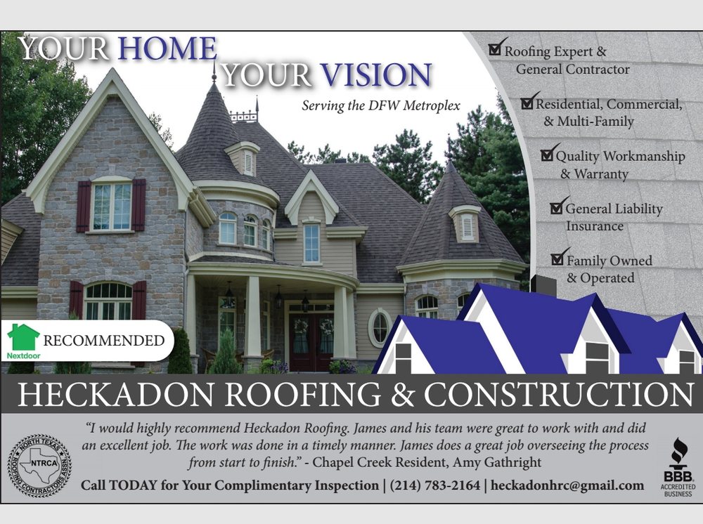 Slide of Heckadon Roofing & Construction