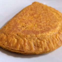 Laughing Halibut - Jamaican patty