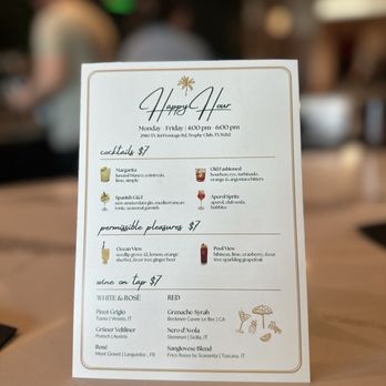 Leela's Wine Bar - Trophy Club - HH menu - Wine Bars Near Me - Trophy Club, Texas