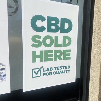 Circle K - a sign that reads cbd sold here - Convenience Stores Near Me - San Diego, California