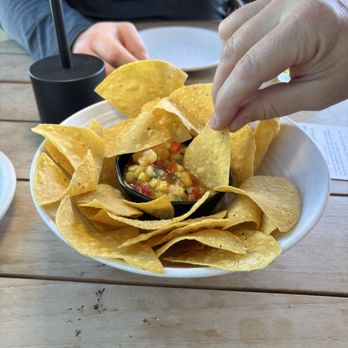 Sandbar Jax Bch - Chips and mango pineapple salsa - Bars Near Me - Jacksonville Beach, Florida Sandbar Jax Bch - Chips and mango pineapple salsa - Bars Near Me - Jacksonville Beach, Florida