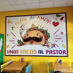 Perico's Fast Tacos - Hand painted mural