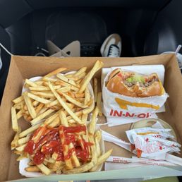 Single with fries and shake!