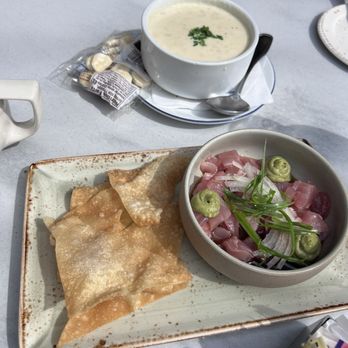 Bluewater Grill Seafood Restaurant & Market Carlsbad - Ahi poke and clam chowder were delicious - Seafood Near Me - Carlsbad, California Bluewater Grill Seafood Restaurant & Market Carlsbad - Ahi poke and clam chowder were delicious - Seafood Near Me - Carlsbad, California